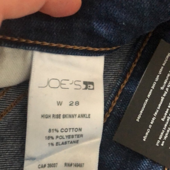 JOE’S HIGH RISE SKINNY ANKLE NEW WITH TAGS - Picture 8 of 11
